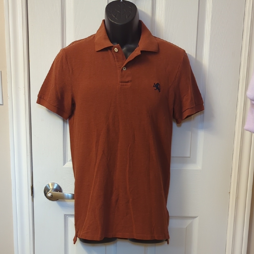 Express Men's Rust Polo Shirt